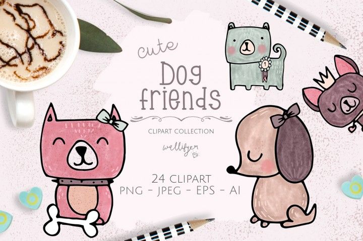 Dog clipart collection By Wallifyer Clipart #affilite #dogs.