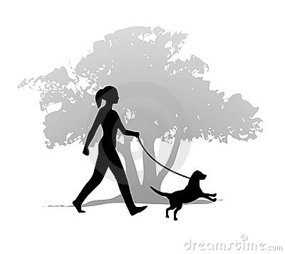 456 Dog Walking free clipart.