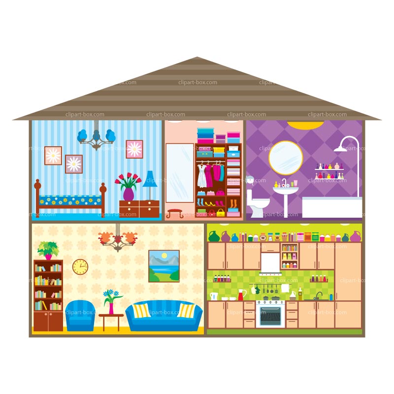 Inside House Clipart.