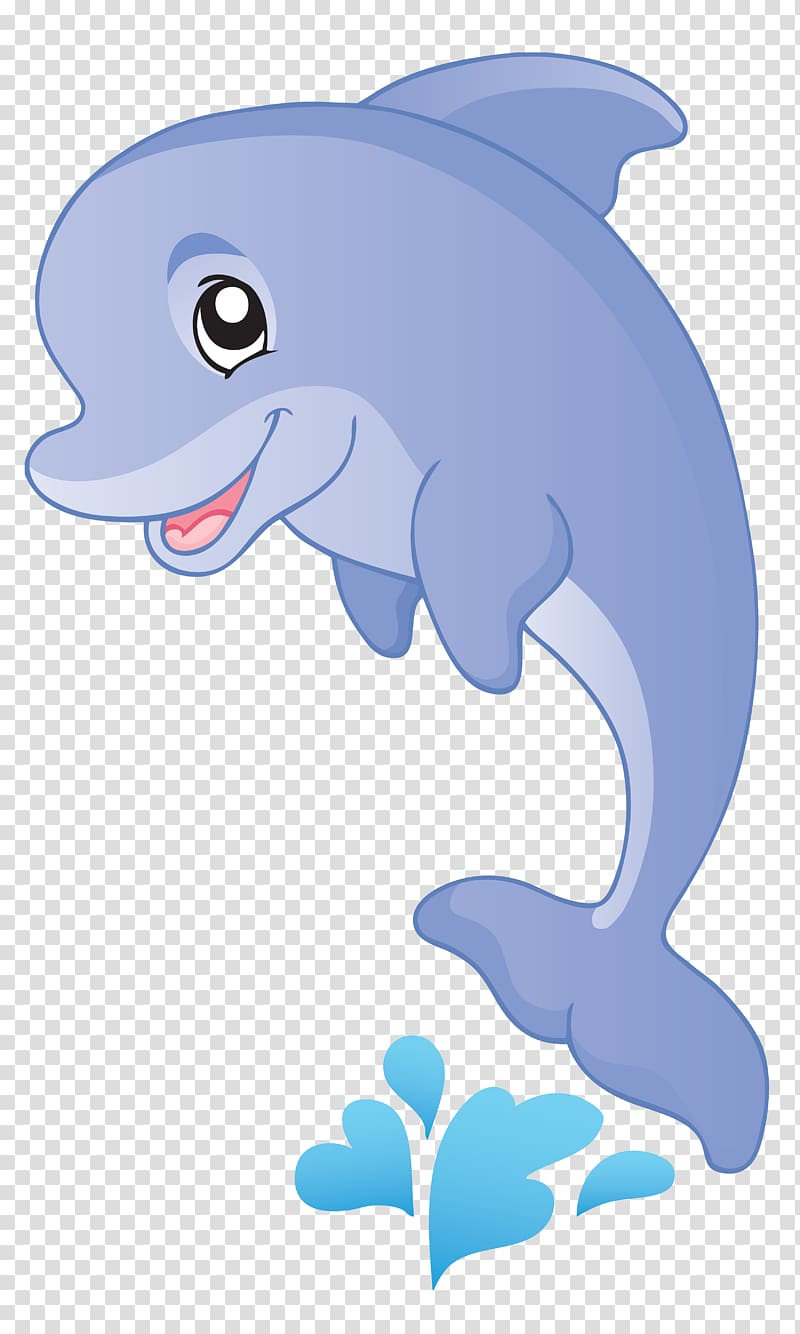 Dolphin illustration, Fish Cartoon Aquatic animal , dolphin.