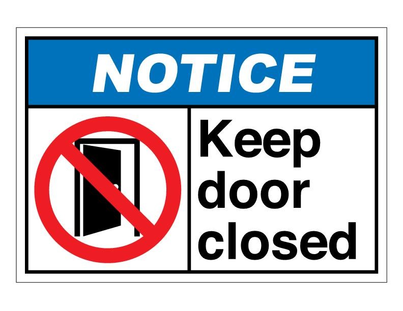 Close Door Sign Clipart.