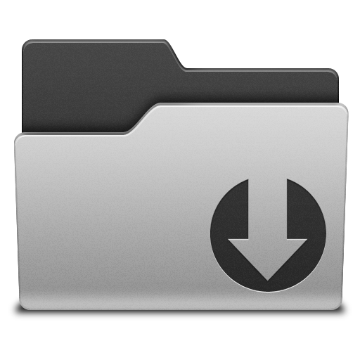 Folder downloading icon png #6982.