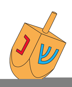 Free Dreidel Clipart.