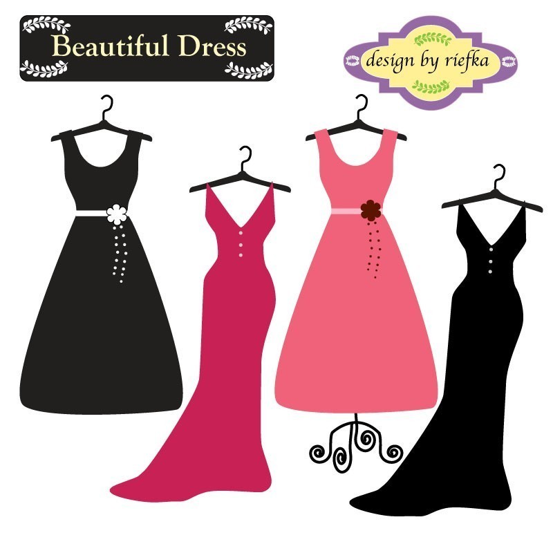 Dresses Clipart.