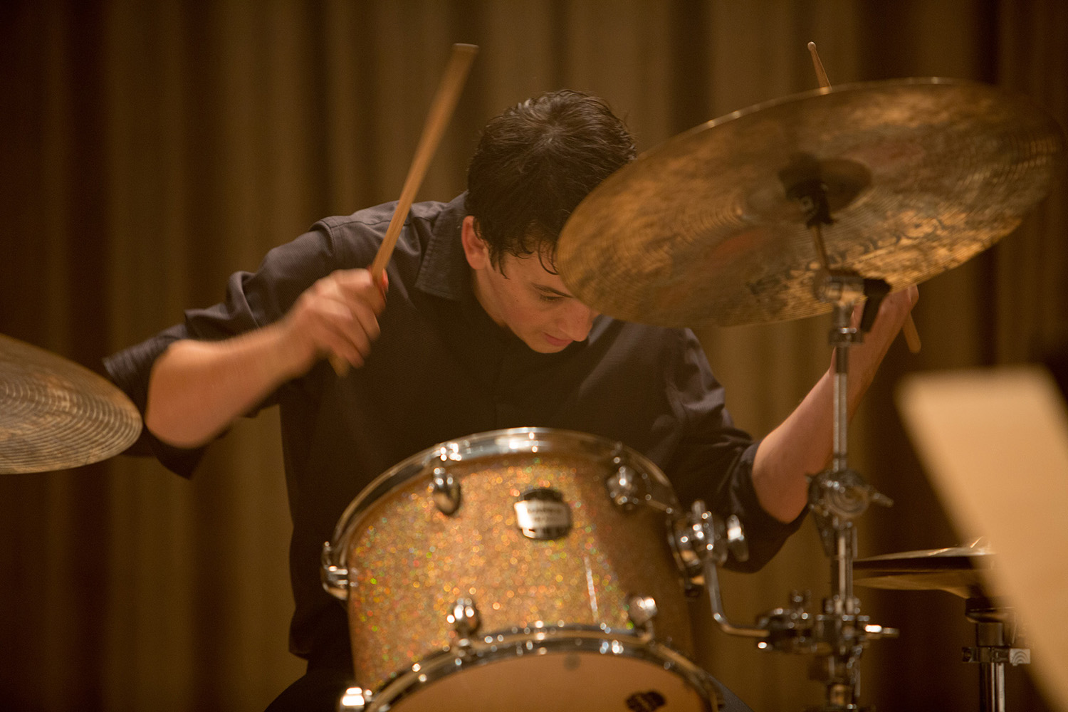 Whiplash Interview: Miles Teller, J.K. Simmons, Damien Chazelle.