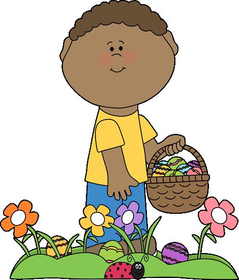 Easter Egg Hunt Clipart.