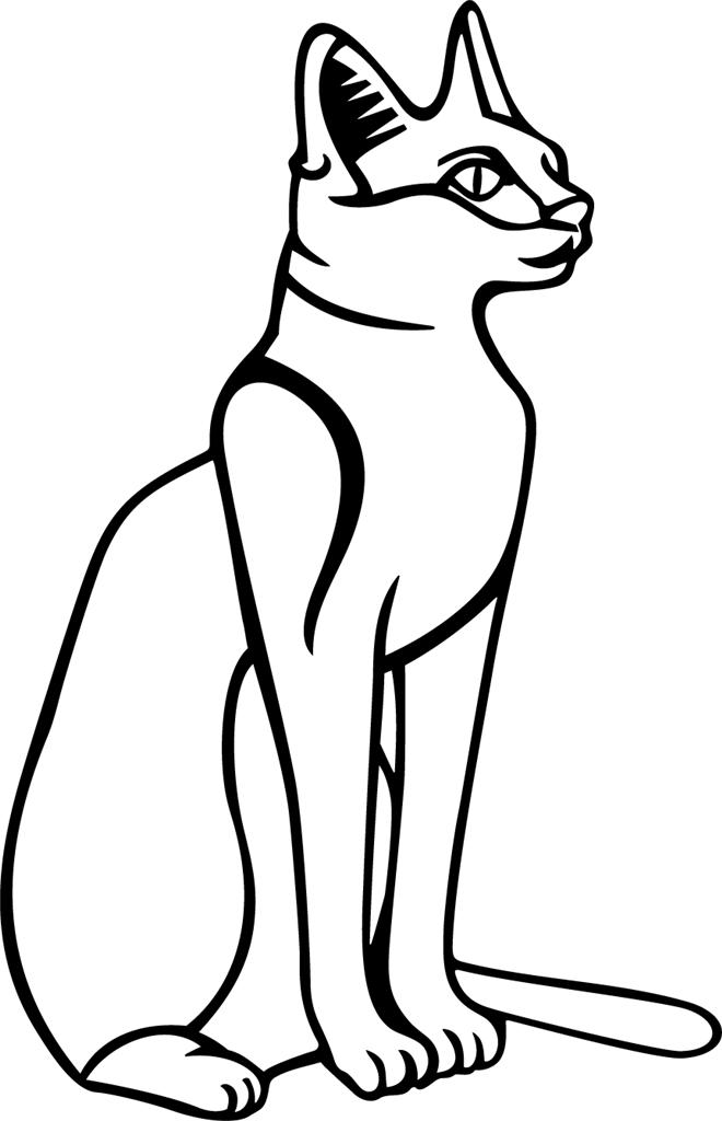 Egyptian Cat Clipart.