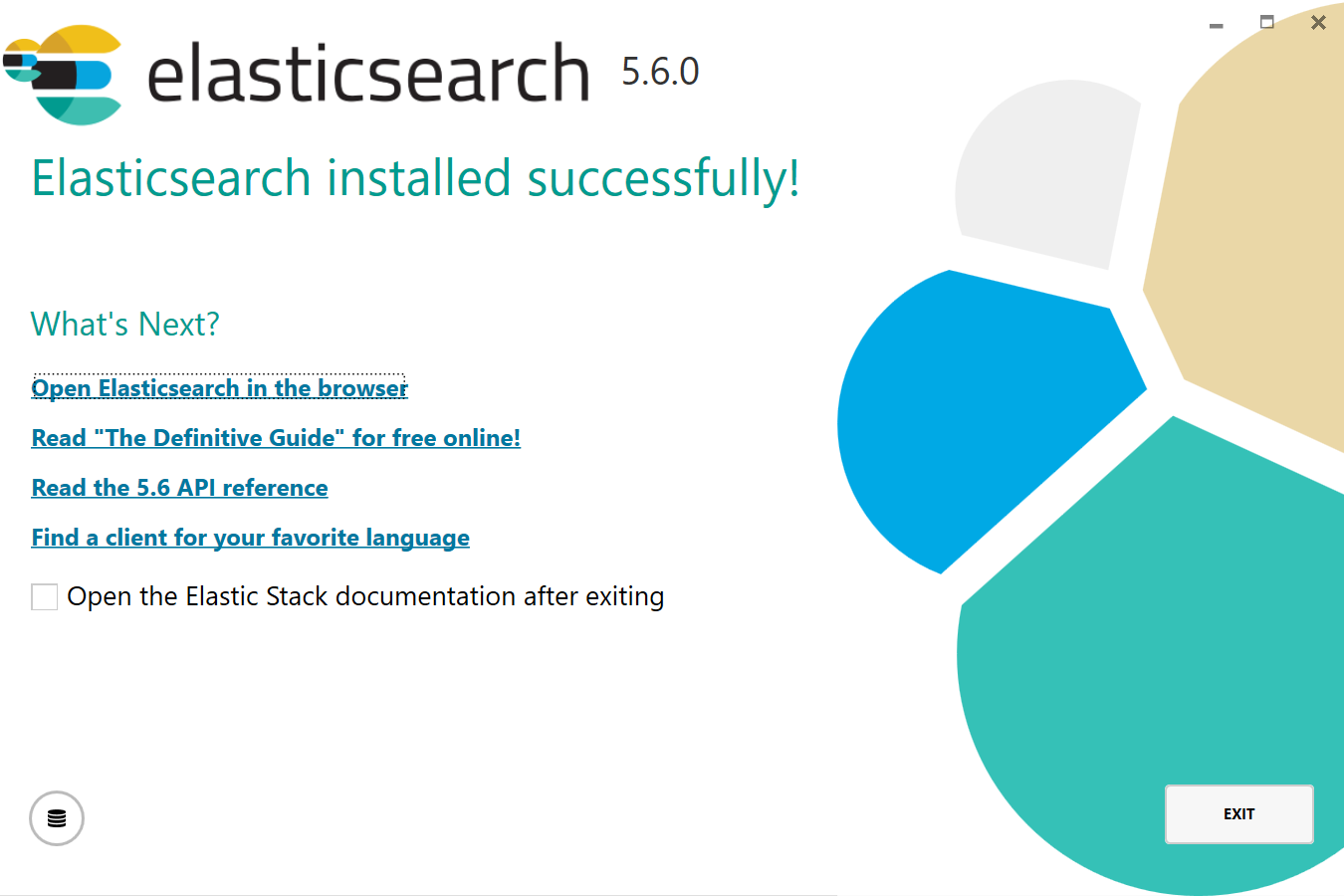 Fix Elasticsearch logo on closing screen · Issue #82.