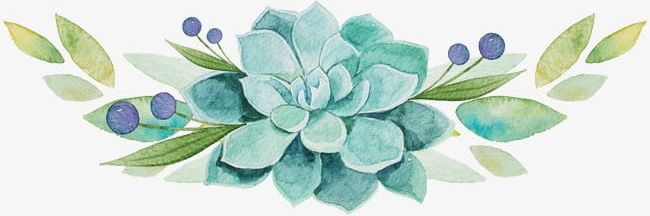 Fresh And Elegant Floral Watercolor Number PNG, Clipart, Beautiful.