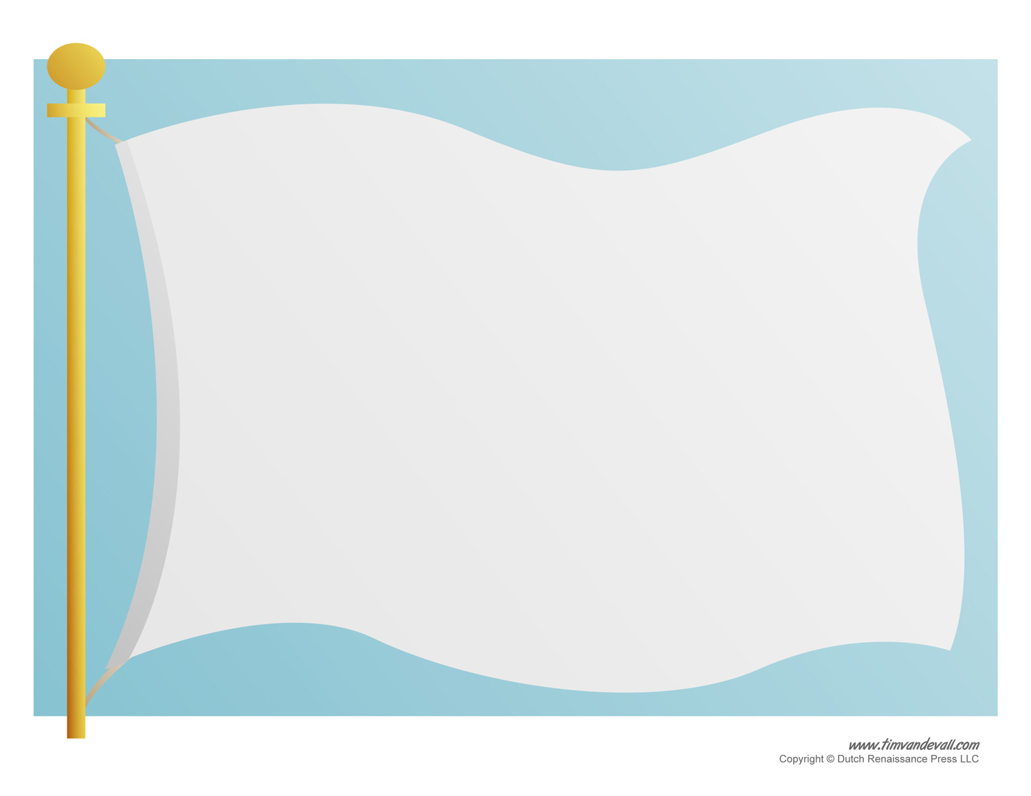 Blank Flag Template Printable.