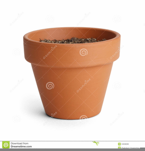 Empty Flower Pot Clipart.