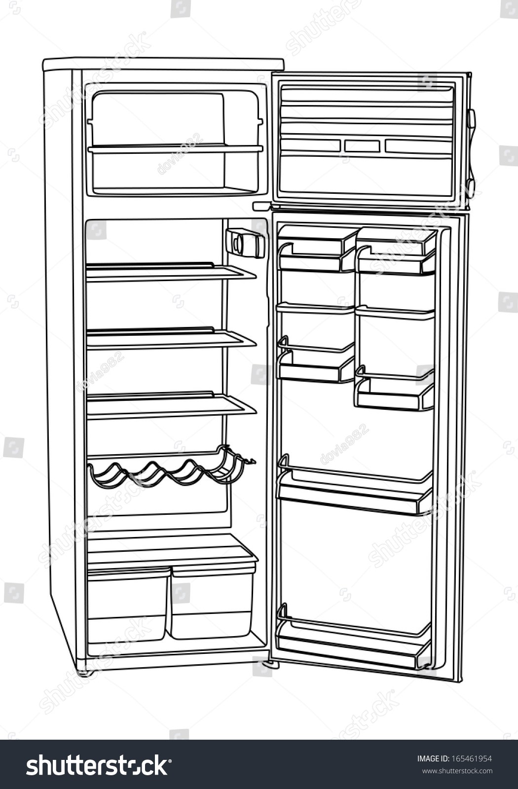 Empty fridge clipart 8 » Clipart Portal.