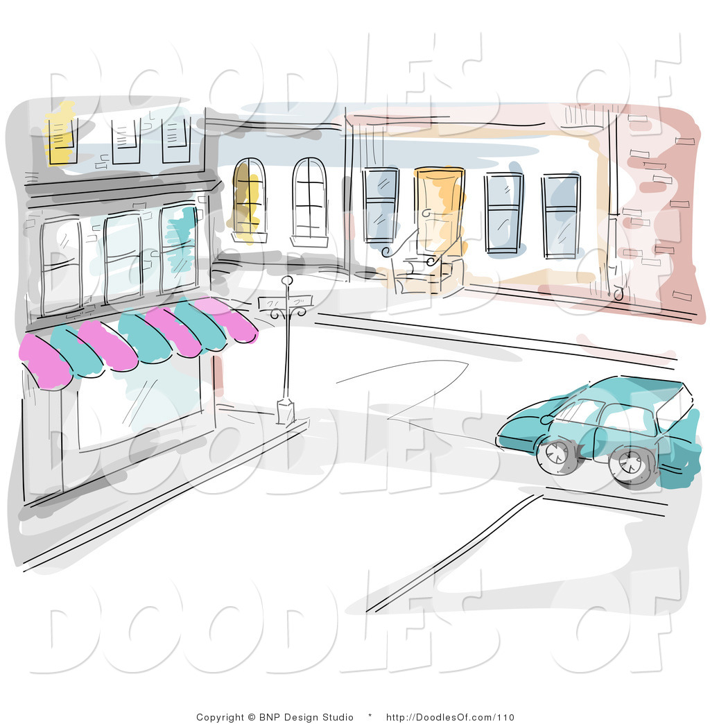 City Street Clipart.