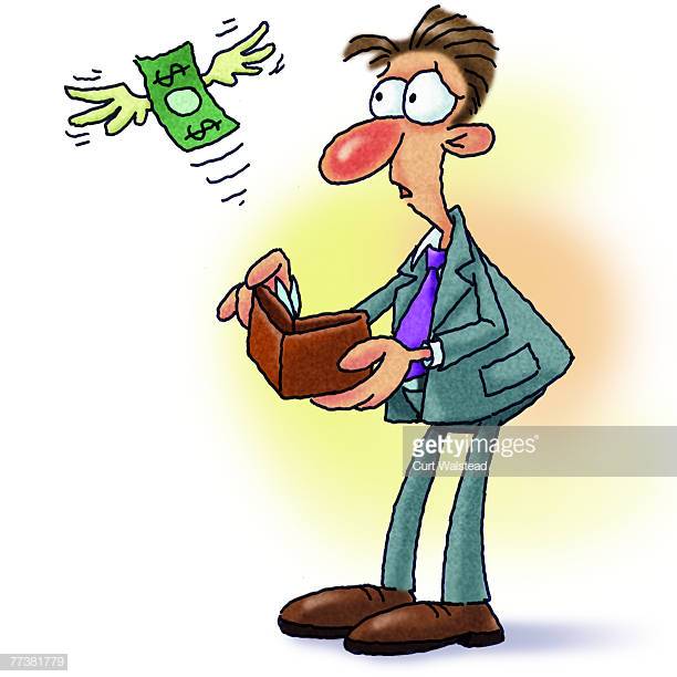 25 Empty Wallet Stock Illustrations, Clip art, Cartoons & Icons.