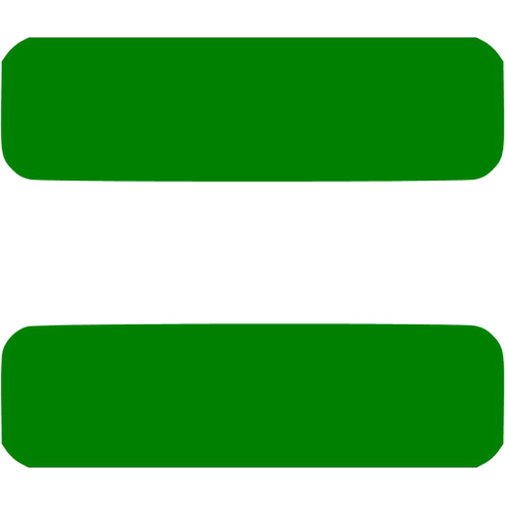 Equal Sign PNG Picture.