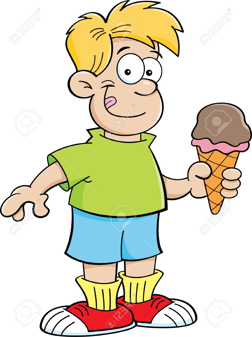 Eis essen clipart.