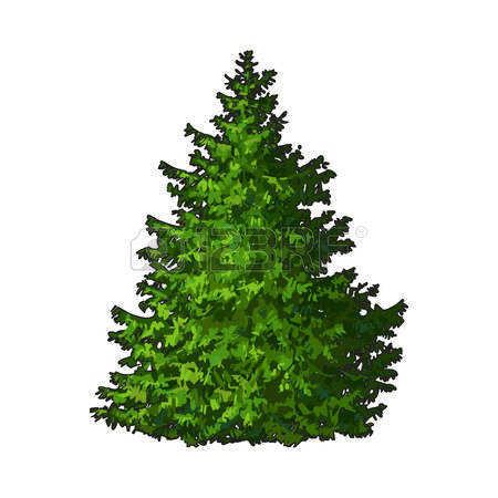 Harmonic Tree Clip Art ., Evergreen Tree Free Clipart.