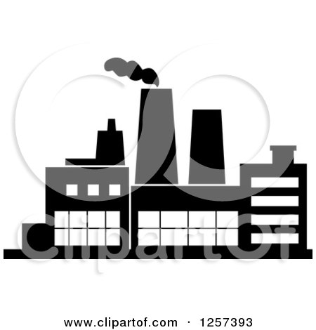 Factory clipart black and white 3 » Clipart Station.