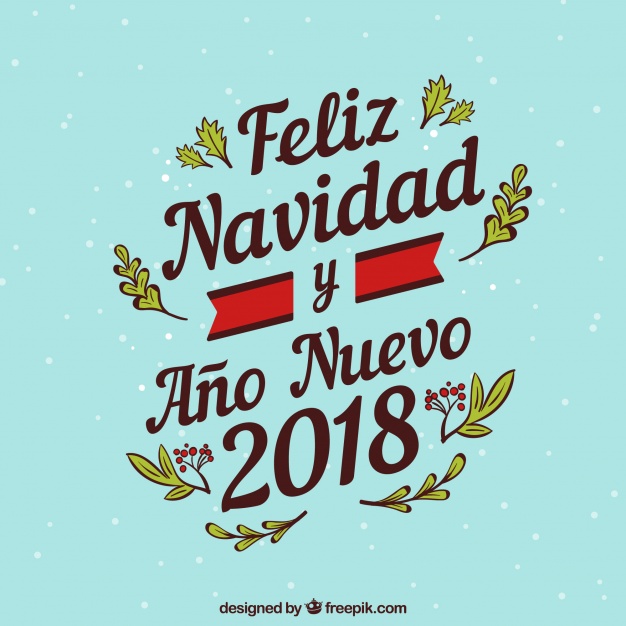 Feliz navidad lettering background Vector.