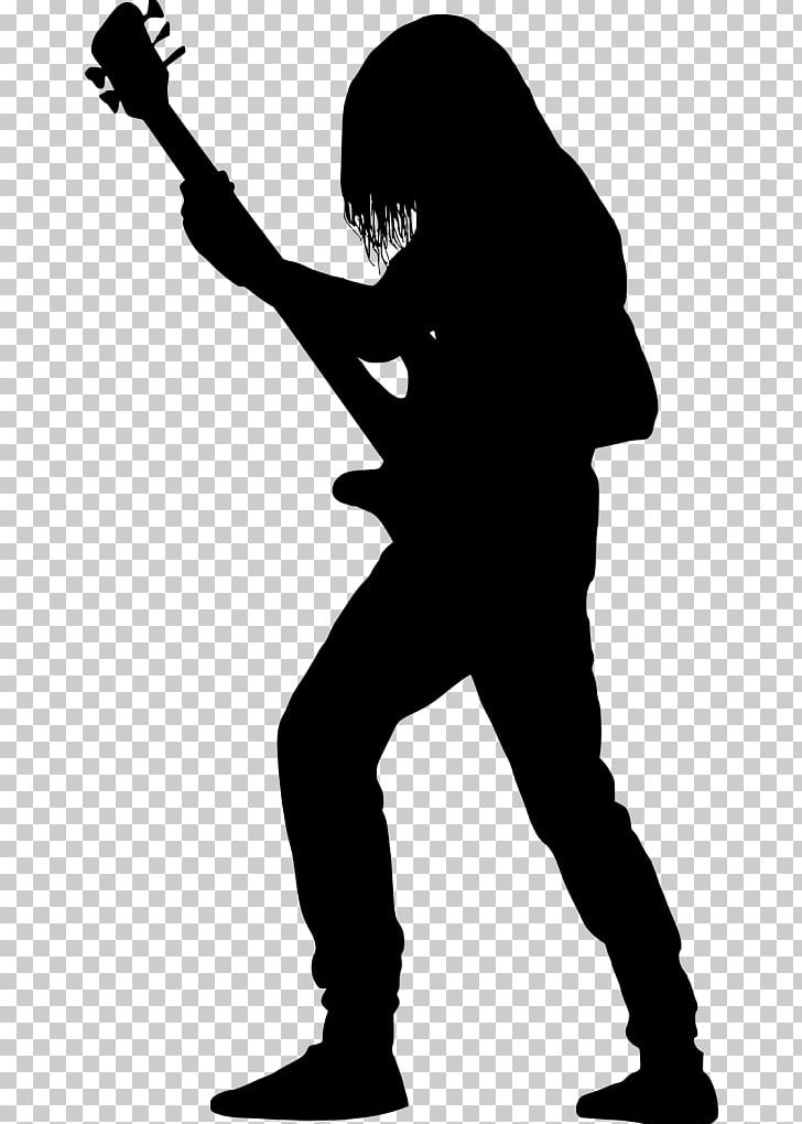 Guitarist Silhouette Bass Guitar PNG, Clipart, Art, Bass.