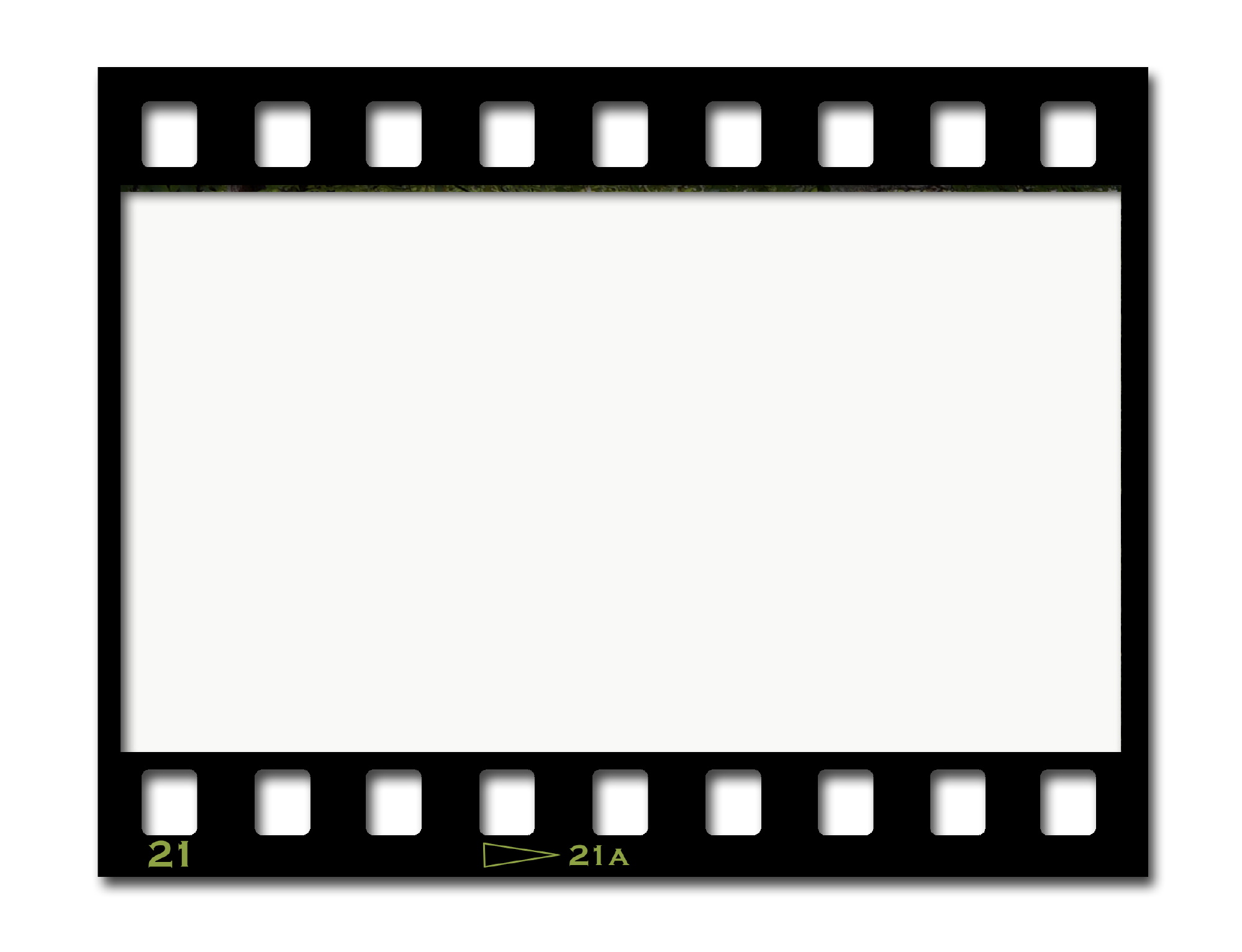 Clipart film strip frame.