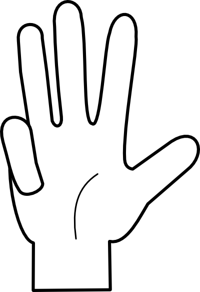 Counting Fingers Clipart.