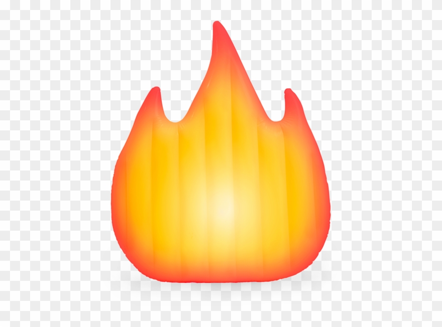 Giant Fire Emoji Pool Float.