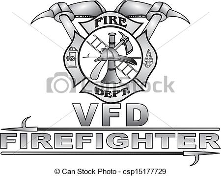 Maltese Fire Cross Vector.