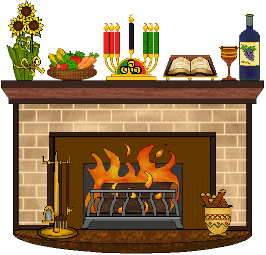 Fireplace Clipart.