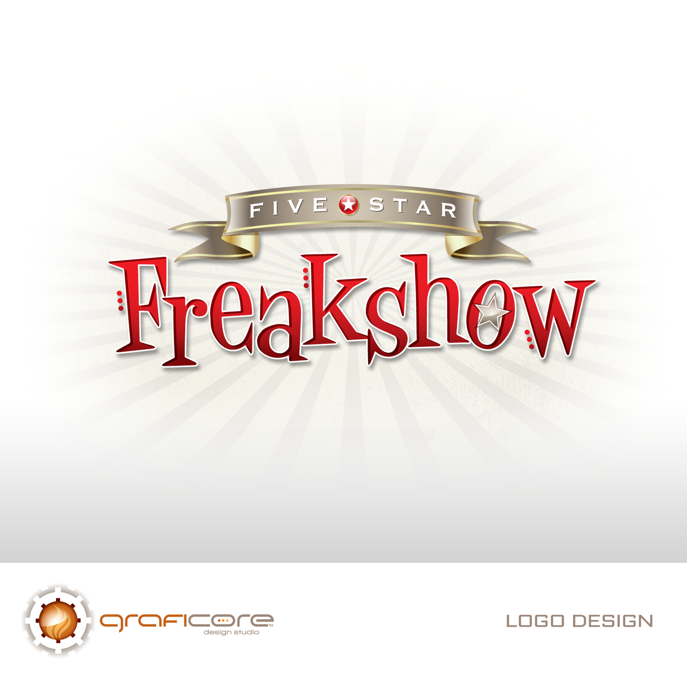 Five Star Freakshow / Logo by Jim Lodise at Coroflot.com.