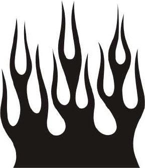 Fire Flames Clipart Black And White Grayscale Flames Clip.