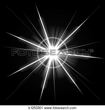 Lens flare clipart.