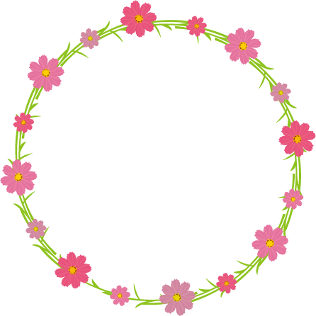 Circulo De Flores Em Png Vector, Clipart, PSD.