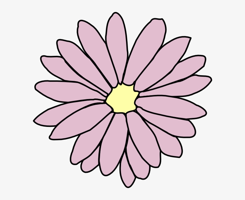 Pink Flower Clipart Flower Chain.