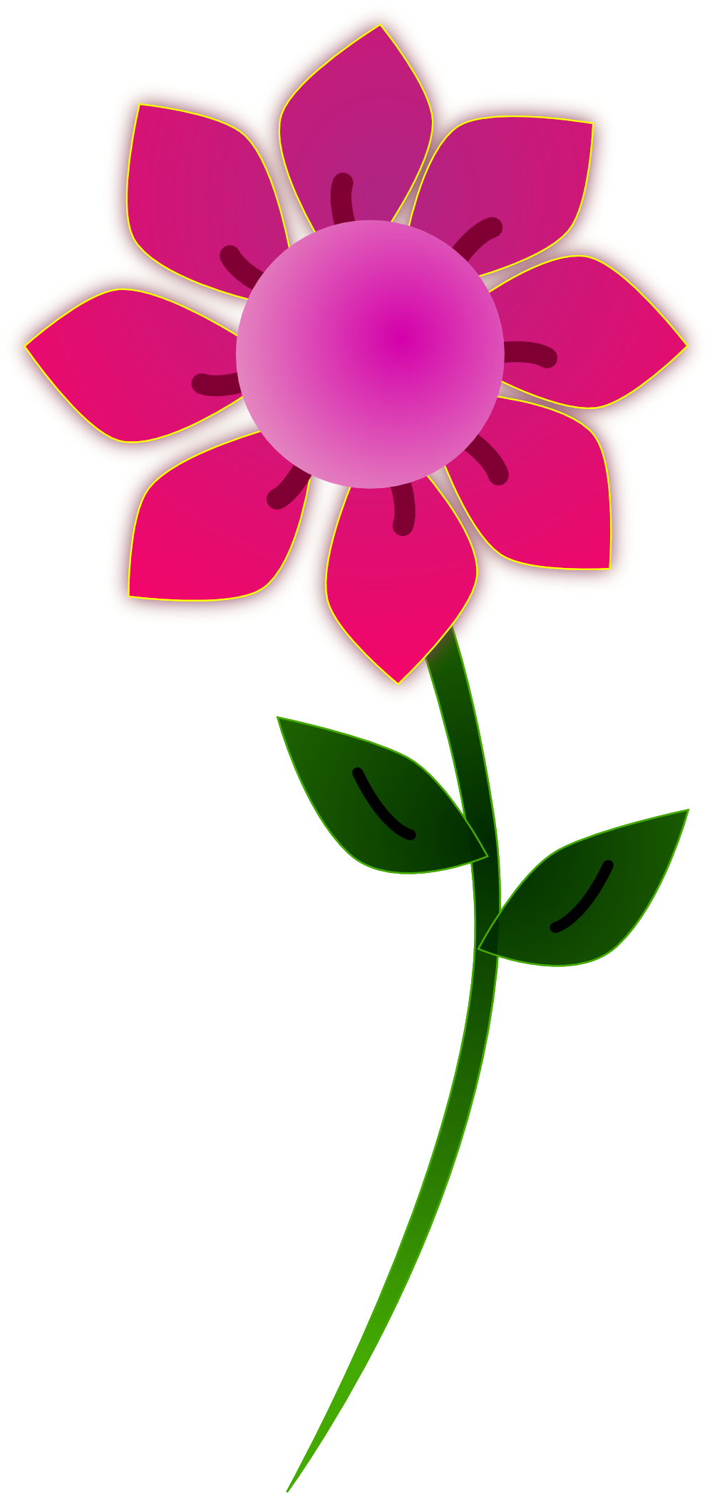 Free flower clip art graphics of flowers for layouts image 6.