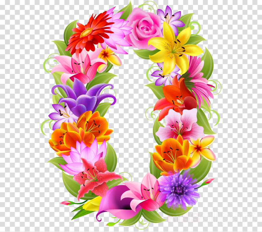 Floral Flower Background clipart.