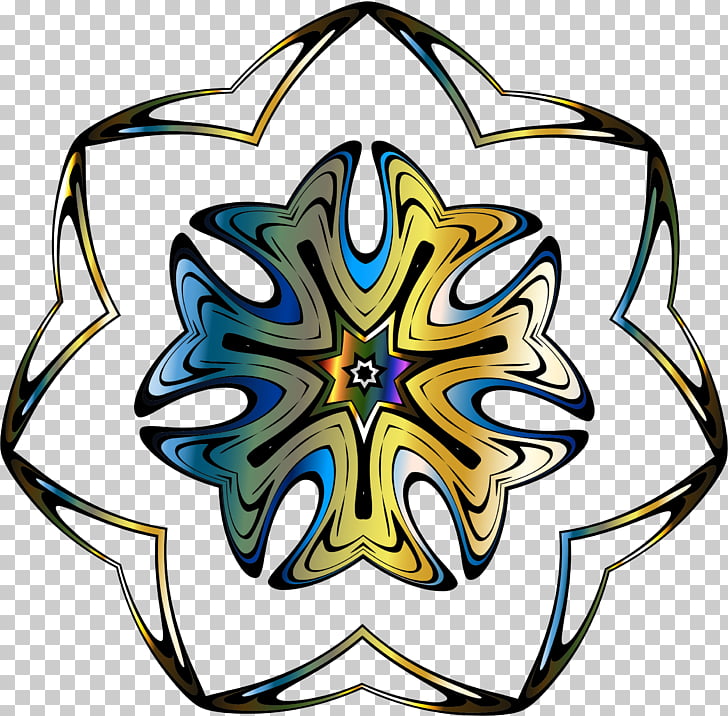 Symmetry Line Leaf , mandala flower pack PNG clipart.