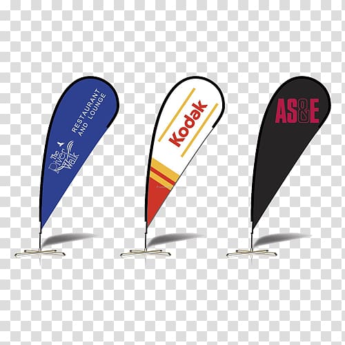 Flying banner Flag Advertising Printing, Flag transparent.