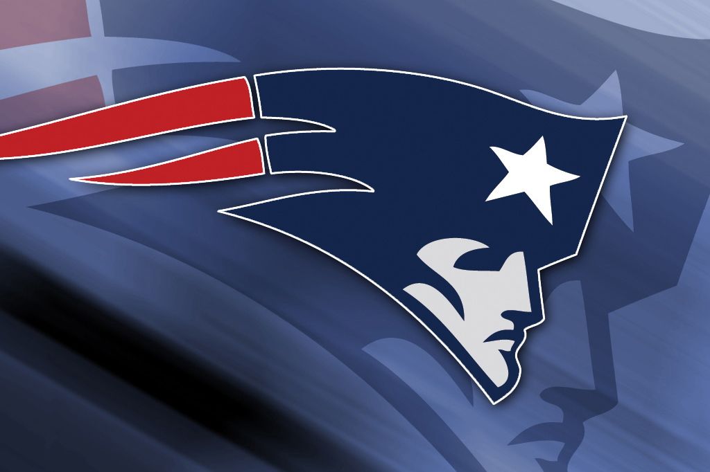 NE Patriots logo: Flying Elvis.