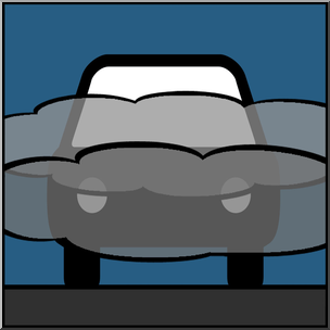 Clip Art: Weather Icons: Fog Color Unlabeled I abcteach.com.