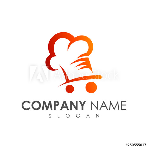 food delivery logo, fast food icon, restaurant business logo.