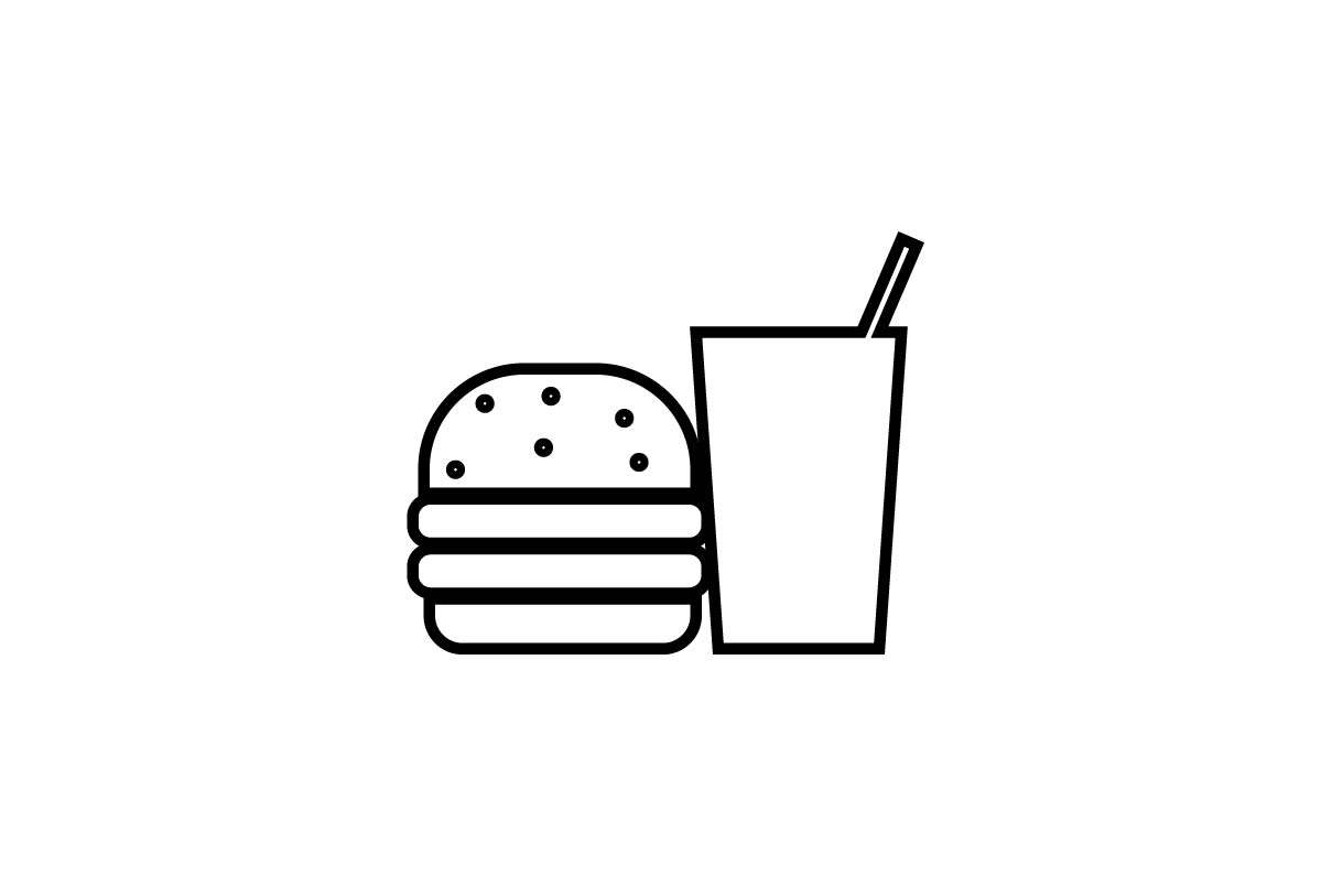 Fast food icon vector EPS 10.