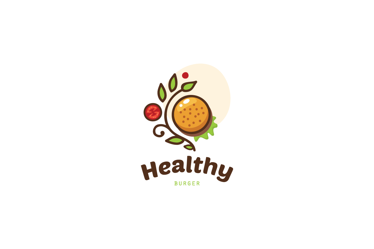 Healthy Burger Logo.