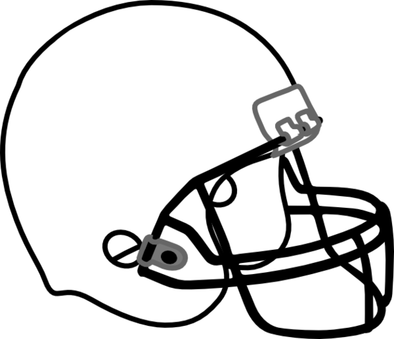 Football Helmet Outline Clipart Free Transparent Png.