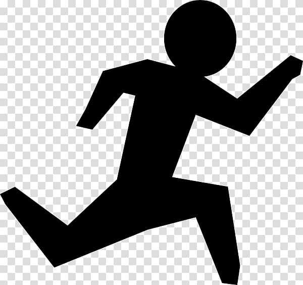 Stick figure Running , running man transparent background.