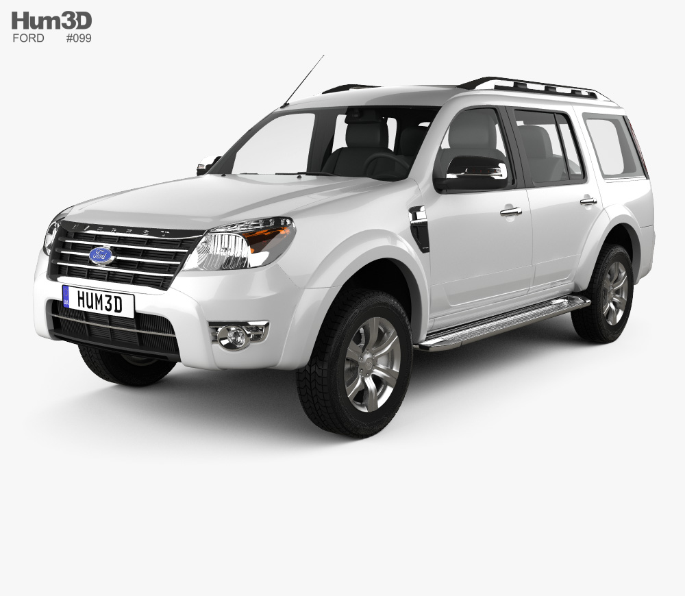 Ford Everest 2012 3D model.