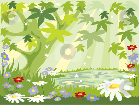 Forest Clip Art Flowers.