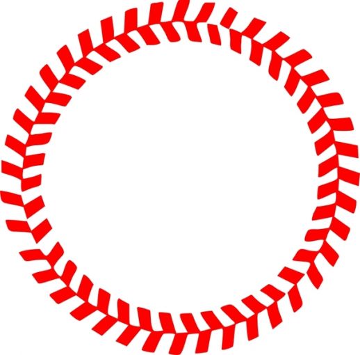 55+ Baseball Border Clipart.