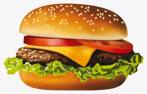 Free Hamburger Clip Art with No Background.