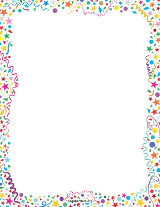 Free printable celebration borders.